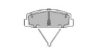 AISIN ASN-2229 Brake Pad Set, disc brake